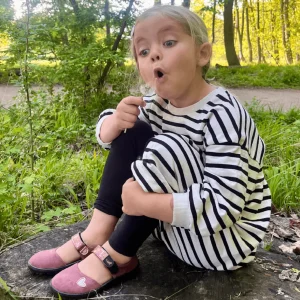 Kinder^leguano Leguanito Jarina Mädchen Barfußschuhe Mit Klettverschluss